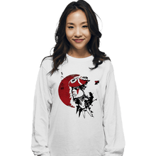 Load image into Gallery viewer, Shirts Long Sleeve Shirts, Unisex / Small / White Red Sun Princess
