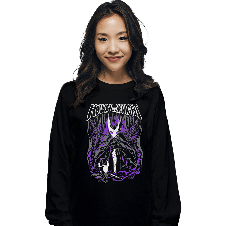 Shirts Long Sleeve Shirts, Unisex / Small / Black Hollowed Out