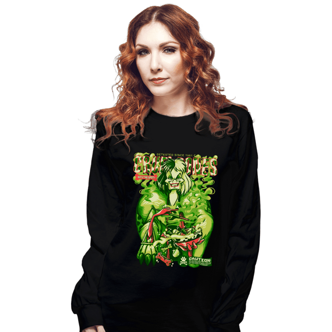 Daily_Deal_Shirts Long Sleeve Shirts, Unisex / Small / Black Cruel Bones