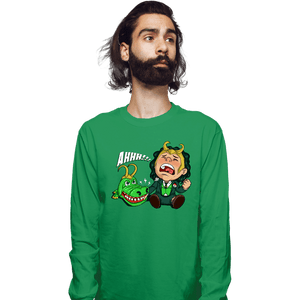 Shirts Long Sleeve Shirts, Unisex / Small / Irish Green Lokibite