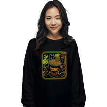 Load image into Gallery viewer, Daily_Deal_Shirts Long Sleeve Shirts, Unisex / Small / Black Instant Neon Lunch
