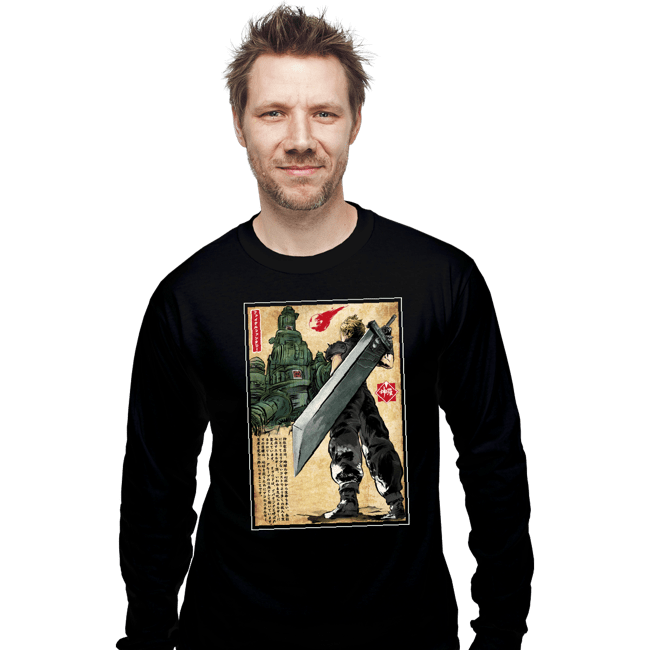 Daily_Deal_Shirts Long Sleeve Shirts, Unisex / Small / Black Welcome Back To Midgar