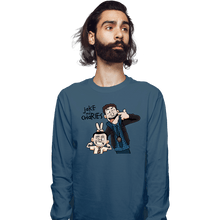 Load image into Gallery viewer, Secret_Shirts Long Sleeve Shirts, Unisex / Small / Indigo Blue Jake &amp; Charles
