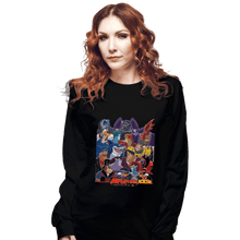 Load image into Gallery viewer, Shirts Long Sleeve Shirts, Unisex / Small / Black Good Vs Evil 90s
