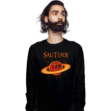 Load image into Gallery viewer, Daily_Deal_Shirts Long Sleeve Shirts, Unisex / Small / Black Sauturn
