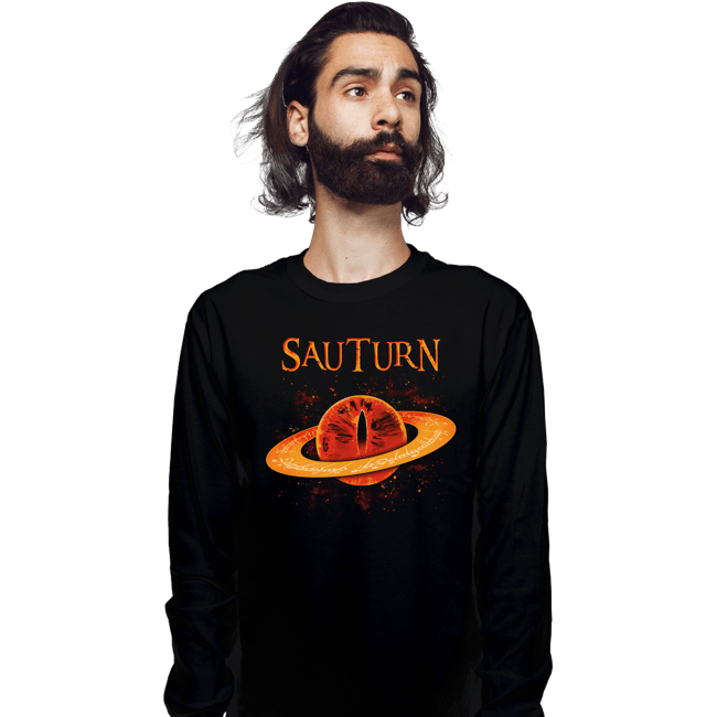 Daily_Deal_Shirts Long Sleeve Shirts, Unisex / Small / Black Sauturn