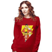 Load image into Gallery viewer, Shirts Long Sleeve Shirts, Unisex / Small / Red The True Captain
