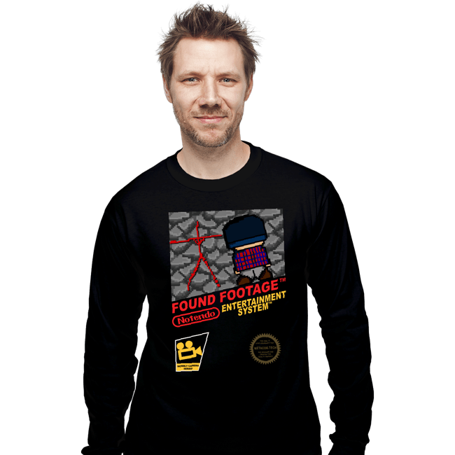 Daily_Deal_Shirts Long Sleeve Shirts, Unisex / Small / Black Found Footage