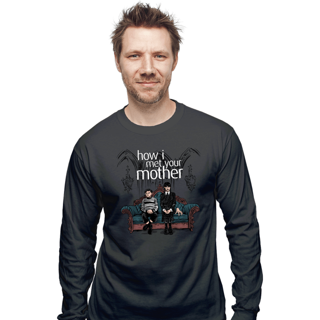 Secret_Shirts Long Sleeve Shirts, Unisex / Small / Charcoal How I Met Morticia