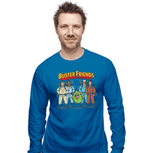 Load image into Gallery viewer, Shirts Long Sleeve Shirts, Unisex / Small / Sapphire Buster Friends

