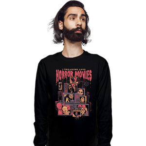 Shirts Long Sleeve Shirts, Unisex / Small / Black Horror Movies