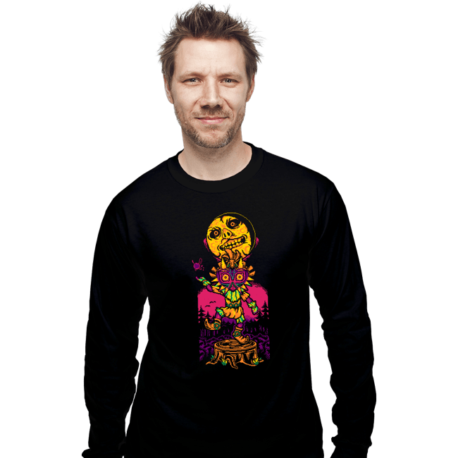 Daily_Deal_Shirts Long Sleeve Shirts, Unisex / Small / Black Moonlit Fate