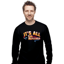 Load image into Gallery viewer, Shirts Long Sleeve Shirts, Unisex / Small / Black Reflexes
