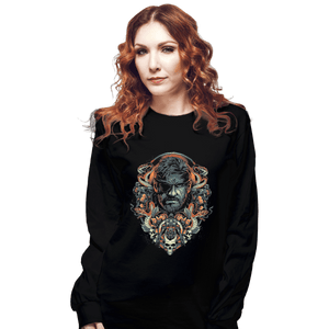 Shirts Long Sleeve Shirts, Unisex / Small / Black Emblem Of The Snake