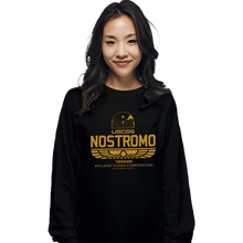 Load image into Gallery viewer, Shirts Long Sleeve Shirts, Unisex / Small / Black USCSS Nostromo
