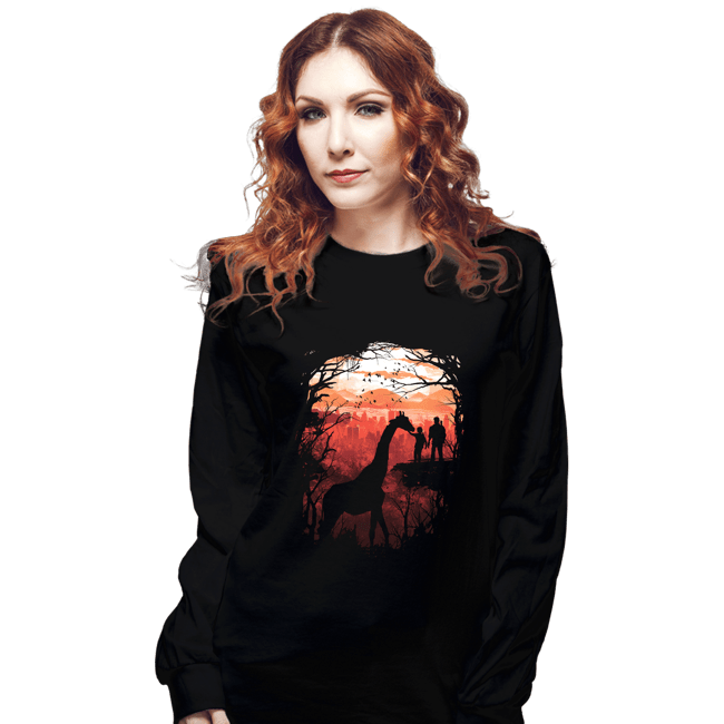 Daily_Deal_Shirts Long Sleeve Shirts, Unisex / Small / Black The Last Sunset