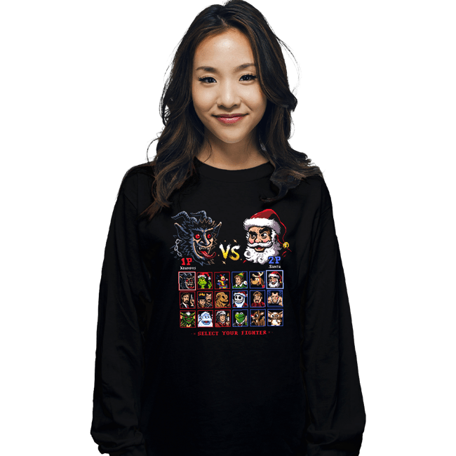 Daily_Deal_Shirts Long Sleeve Shirts, Unisex / Small / Black Battle For Christmas