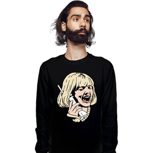Secret_Shirts Long Sleeve Shirts, Unisex / Small / Black Drew Scream