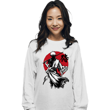 Load image into Gallery viewer, Daily_Deal_Shirts Long Sleeve Shirts, Unisex / Small / White Gintoki Sumi-e
