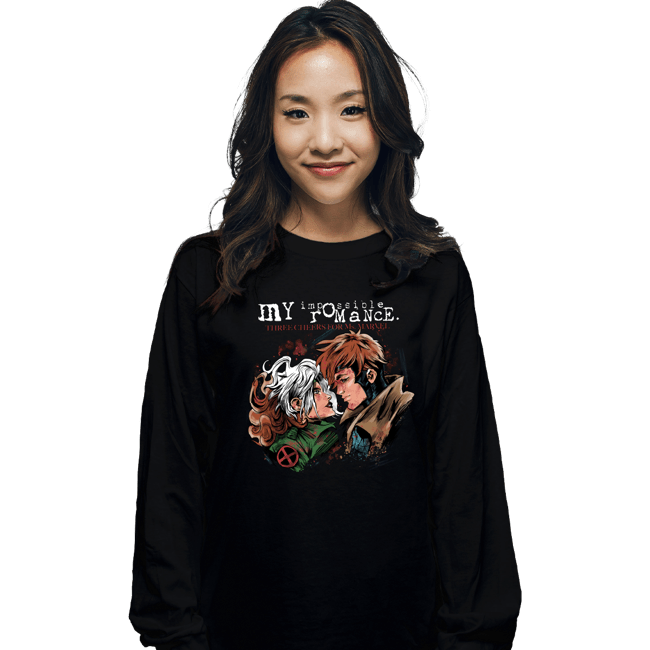 Daily_Deal_Shirts Long Sleeve Shirts, Unisex / Small / Black My Impossible Romance