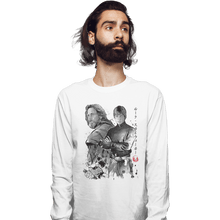 Load image into Gallery viewer, Shirts Long Sleeve Shirts, Unisex / Small / White Old And Young Jedi
