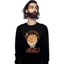 Load image into Gallery viewer, Shirts Long Sleeve Shirts, Unisex / Small / Black I Cast Fireball

