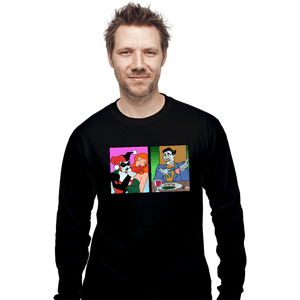 Secret_Shirts Long Sleeve Shirts, Unisex / Small / Black Quinn Yelling At Joker