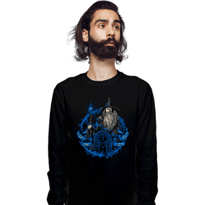 Daily_Deal_Shirts Long Sleeve Shirts, Unisex / Small / Black The Gray Wizard