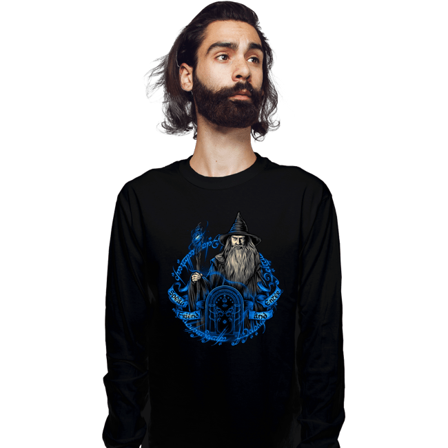 Daily_Deal_Shirts Long Sleeve Shirts, Unisex / Small / Black The Gray Wizard