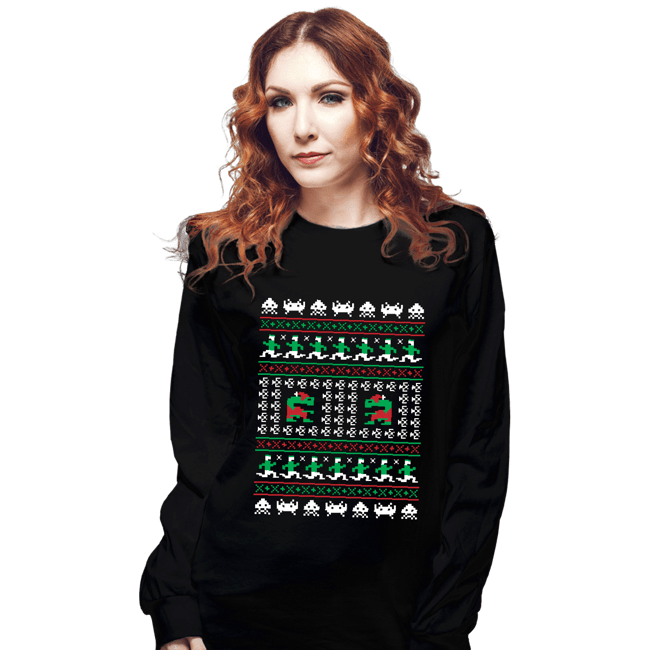 Shirts Long Sleeve Shirts, Unisex / Small / Black Games Of Christmas Past