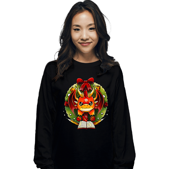 Secret_Shirts Long Sleeve Shirts, Unisex / Small / Black RPG Wreath