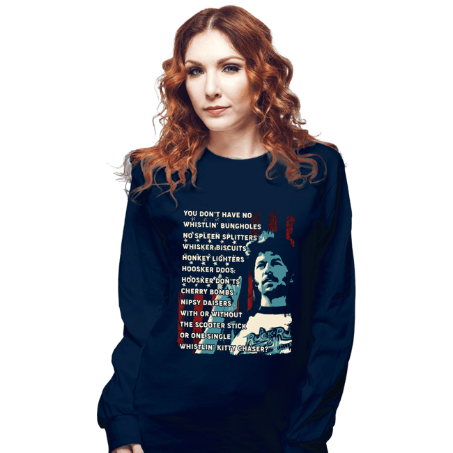Secret_Shirts Long Sleeve Shirts, Unisex / Small / Navy Joe Dirt!