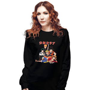Secret_Shirts Long Sleeve Shirts, Unisex / Small / Black Shonen Club