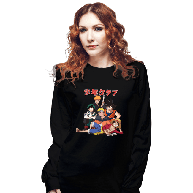 Secret_Shirts Long Sleeve Shirts, Unisex / Small / Black Shonen Club