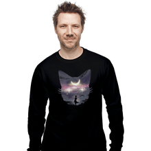 Load image into Gallery viewer, Shirts Long Sleeve Shirts, Unisex / Small / Black Moon Chaser
