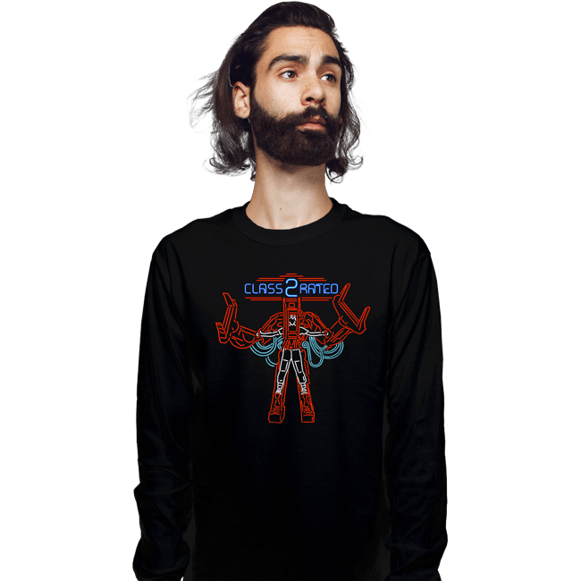 Shirts Long Sleeve Shirts, Unisex / Small / Black Class 2 Rated