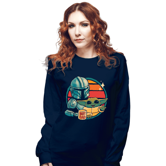 Daily_Deal_Shirts Long Sleeve Shirts, Unisex / Small / Navy Beskar Dad
