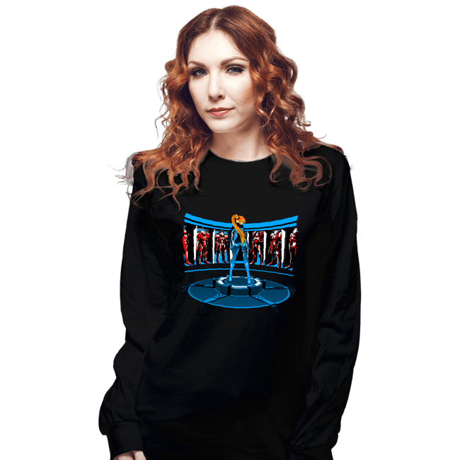 Secret_Shirts Long Sleeve Shirts, Unisex / Small / Black Iron-Aran