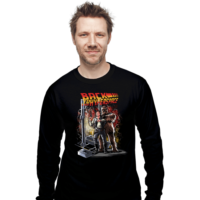 Secret_Shirts Long Sleeve Shirts, Unisex / Small / Black Back To The Hyperspace