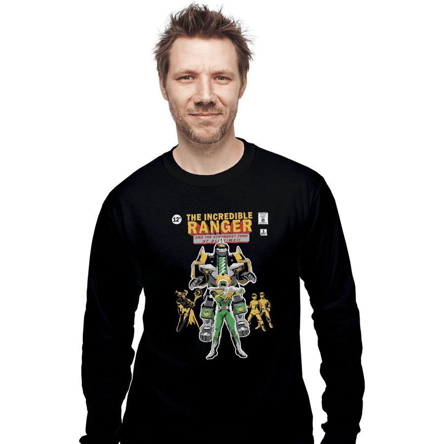 Shirts Long Sleeve Shirts, Unisex / Small / Black The Incredible Ranger