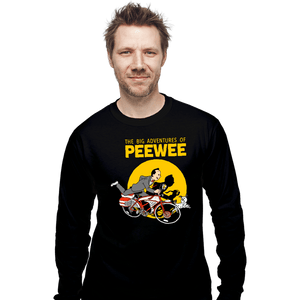 Daily_Deal_Shirts Long Sleeve Shirts, Unisex / Small / Black The Big Adventures of Pee Wee