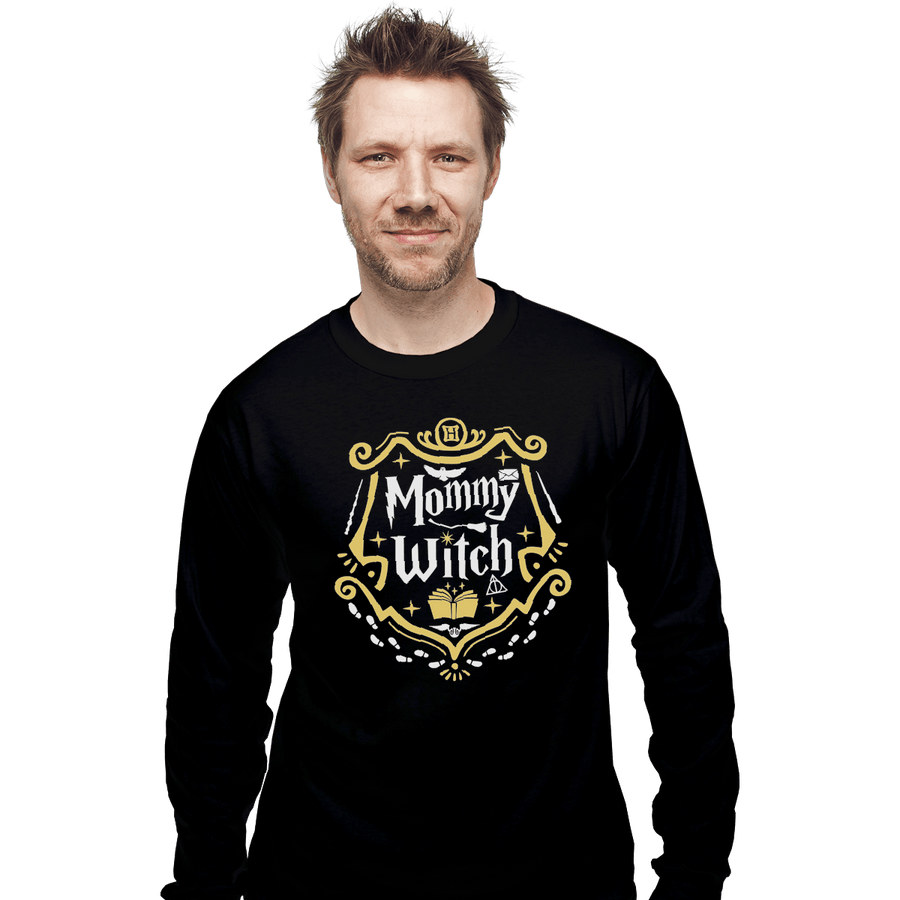 Shirts Long Sleeve Shirts, Unisex / Small / Black Mommy Witch