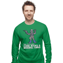 Load image into Gallery viewer, Daily_Deal_Shirts Long Sleeve Shirts, Unisex / Small / Irish Green The Android&#39;s Dungeon
