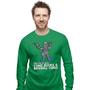 Daily_Deal_Shirts Long Sleeve Shirts, Unisex / Small / Irish Green The Android's Dungeon