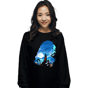 Daily_Deal_Shirts Long Sleeve Shirts, Unisex / Small / Black Moana Shadow