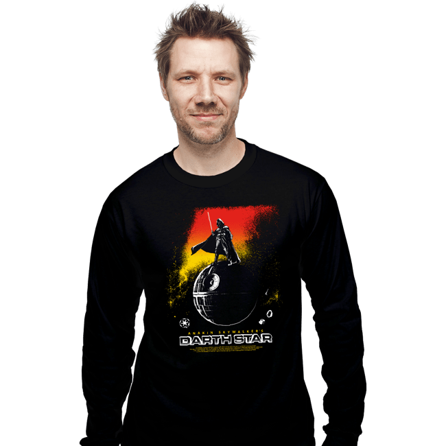 Daily_Deal_Shirts Long Sleeve Shirts, Unisex / Small / Black Darth Star
