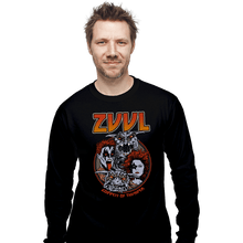 Load image into Gallery viewer, Shirts Long Sleeve Shirts, Unisex / Small / Black Zuul Metal

