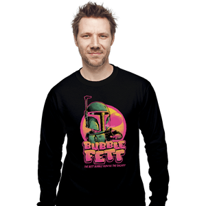 Daily_Deal_Shirts Long Sleeve Shirts, Unisex / Small / Black Bubble Fett