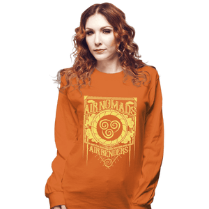 Shirts Long Sleeve Shirts, Unisex / Small / Orange Air Nomads