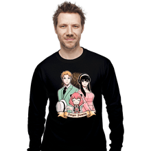 Load image into Gallery viewer, Daily_Deal_Shirts Long Sleeve Shirts, Unisex / Small / Black Spy Family Portrait
